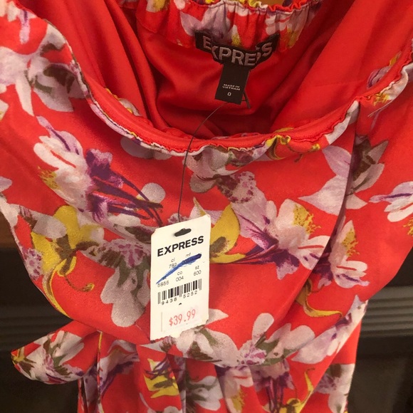 Summer Floral Strapless Dress - Picture 4 of 5